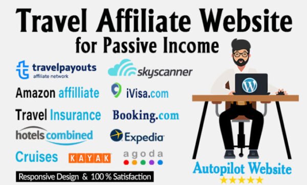 I will provide automated travel affiliate websites for passive income