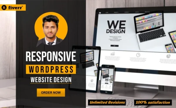 I will design and develop modern and responsive WordPress website