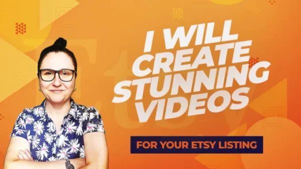 I will create professional etsy listing video for your products